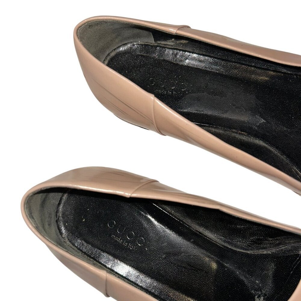 Gucci Beige Leather Loafers with Silver Accents - Picture 9 of 13